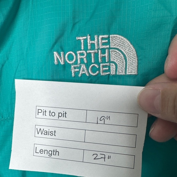 The North Face Porcelain Green Teal Jacket Weather Resistant - Picture 16 of 16